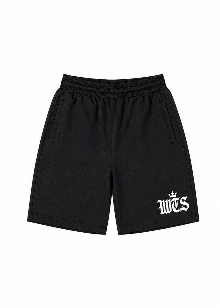 Men's Black and White Sack Chaser Windbreaker Shorts