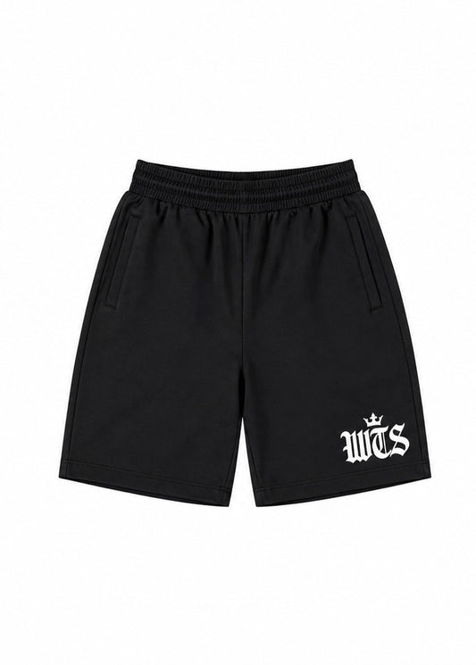 Men's Black and White Sack Chaser Windbreaker Shorts